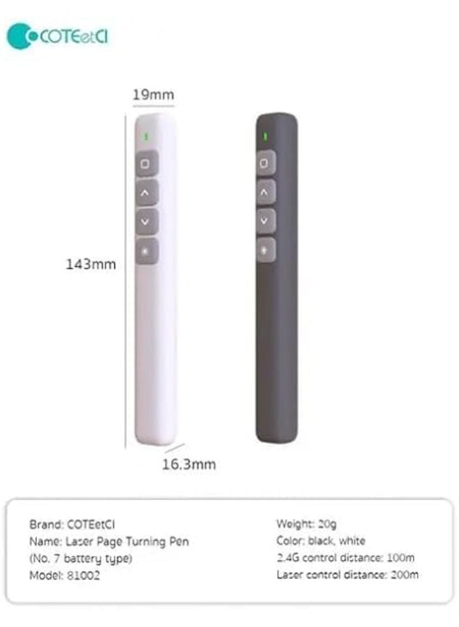 Fekra Coteetci 81002 spotlight Presentation Remote Pen - Advanced Digital Highlighting, Universal Presenter Clicker, 100m Range (AAA Battery Model) - Image 4